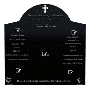 Mother Memorial memorial design preview