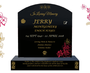 Biblical Memorial memorial design preview
