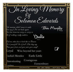 Religious Memorial memorial design preview