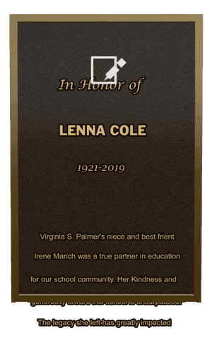 Square - The Legacy She Left Has Greatly Impacted memorial design preview