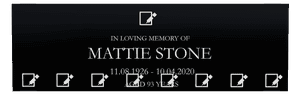 Square - In Loving Memory 5 memorial design preview