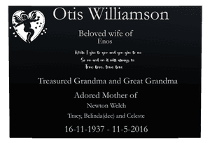 Biblical Memorial memorial design preview