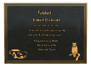 Square - Dearly Loved memorial design preview