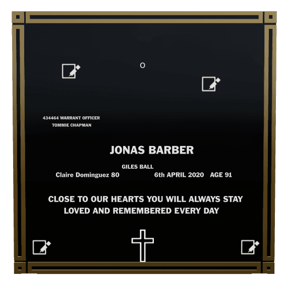 Square Laser-Etched Color Plaque – Loving Wife preview