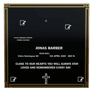 Military Veteran memorial design preview