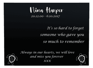 Memorial memorial design preview
