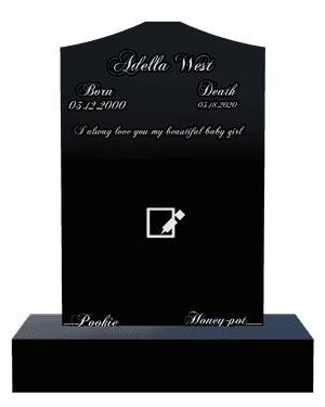Cropped Peak - Butterflies memorial design preview