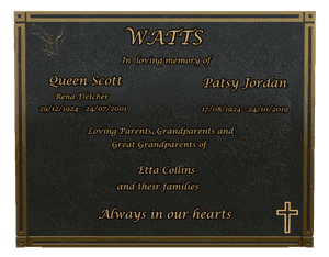In  loving memory of memorial design preview