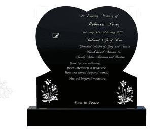 Wife Memorial memorial design preview