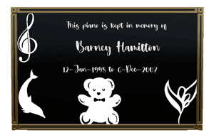 Square - Dolphin Teddy Bear memorial design preview