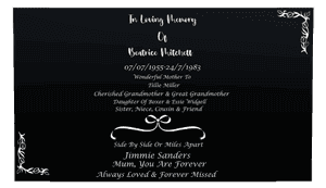 Mother Memorial memorial design preview