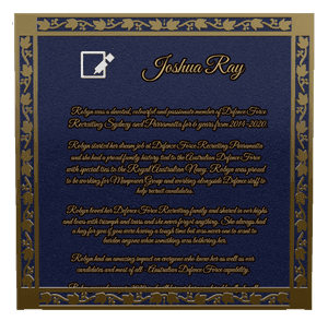 Military Veteran memorial design preview