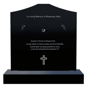 Cropped Peak - Loving Mother memorial design preview