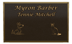 Square - Cat Dog memorial design preview