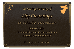 Square - Loving Wife 3 memorial design preview