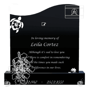 In loving memory of memorial design preview