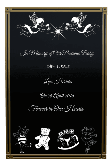 Square Laser-Etched Color Plaque – Forever in Our Hearts preview