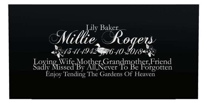 Square Laser-Etched Color Plaque – Loving Wife preview
