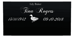 Square - Bird memorial design preview