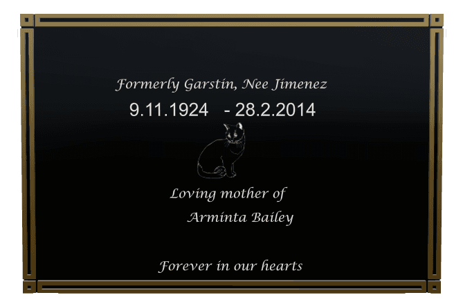 Square Traditional Engraved Plaque – Loving Mother preview