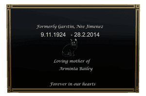 Square - Loving Mother 3 memorial design preview