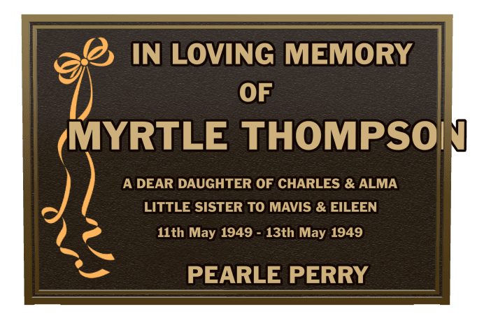 Bronze Plaque Bronze Plaque – Always Remembered preview
