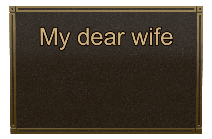 Bronze Plaque Bronze Plaque – Wife preview