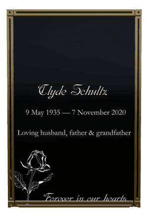 Square - Loving Husband Plaque memorial design preview