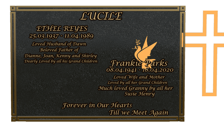 Bronze Plaque Bronze Plaque – Much Loved Plaque preview