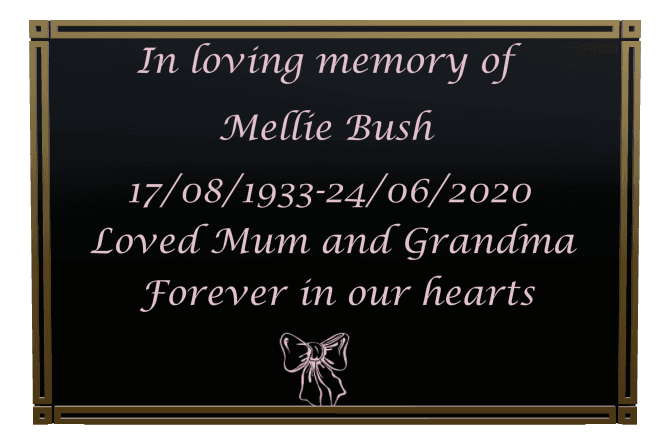 Square Traditional Engraved Plaque – Forever in Our Hearts preview