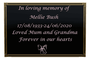 In loving memory of memorial design preview