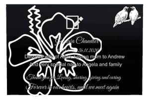 Wife Memorial memorial design preview