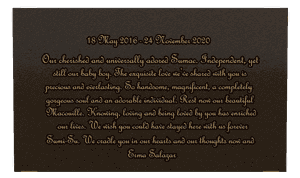 Square - Baby memorial design preview