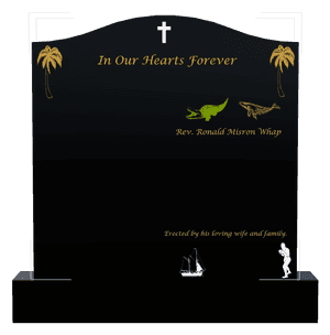 Serpentine - Loving Wife Headstone memorial design preview