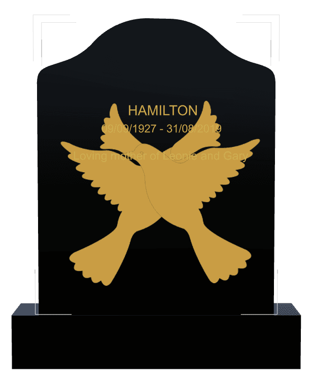 Traditional Engraved Headstone – Loving Mother preview