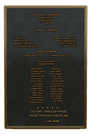 Square - John Plaque memorial design preview