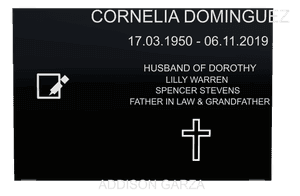 Square - Gone But Never Forgotten memorial design preview