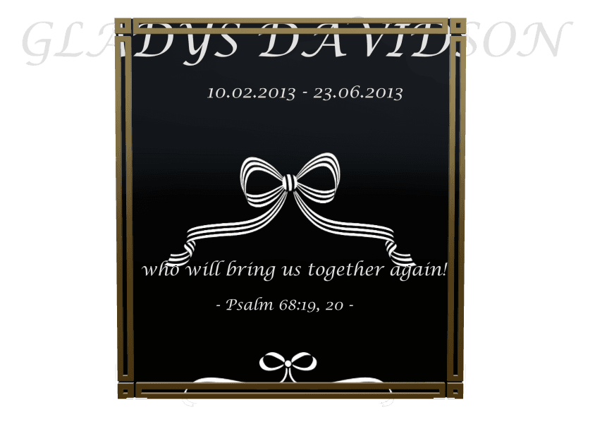 Square Laser-Etched Color Plaque – Psalm preview