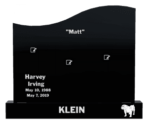 Right Wave - Matthew memorial design preview
