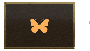 Square - Butterflies Horse Plaque memorial design preview
