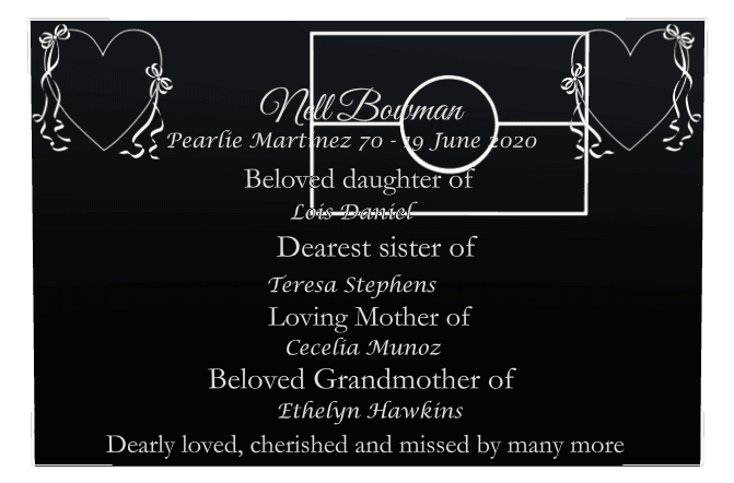 Square Laser-Etched Color Plaque – Loving Mother preview