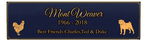 Square - Bird Dog memorial design preview