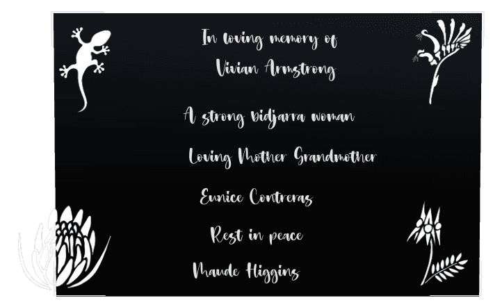 Square Laser-Etched Color Plaque – Loving Mother preview