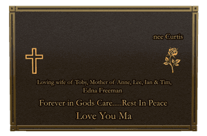Wife Memorial memorial design preview