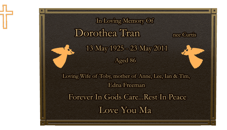 Bronze Plaque Bronze Plaque – In Gods Care preview