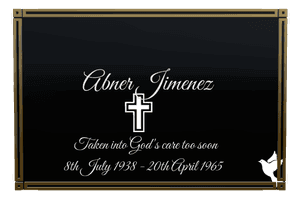 Religious Memorial memorial design preview