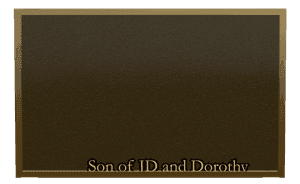 Bronze Plaque - Son memorial design preview