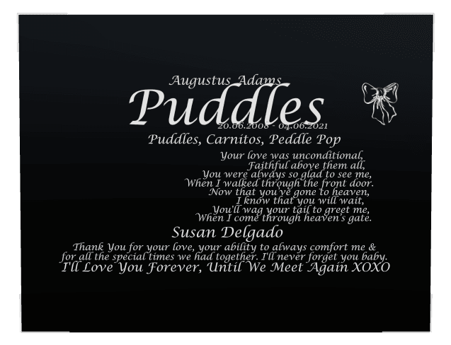 Square Laser-Etched Color Plaque – Until we Meet Again Plaque preview