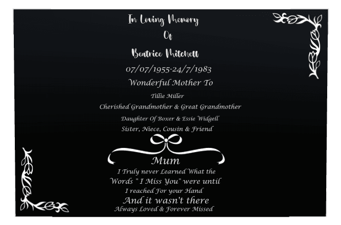 Square Laser-Etched Color Plaque – Cherished Grandmother Plaque preview