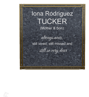 Square - Dog Horse memorial design preview